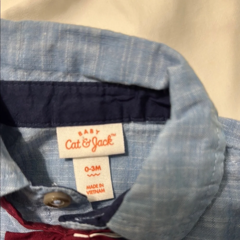 Cat & Jack Red and Blue Tie Accessory